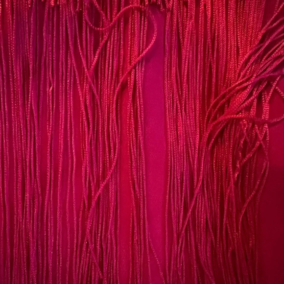 SINCERELY JULES hot pink tassel skirt - Picture 4 of 4